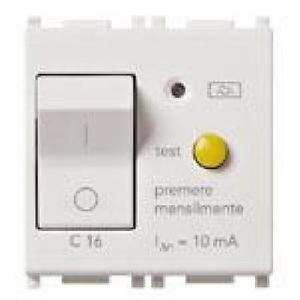 Interruttore MT Diff. 1P+N C16 10MA BIANCO