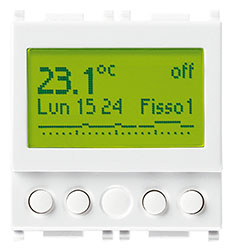 Cronotermostato elettronico 12 BIANCO