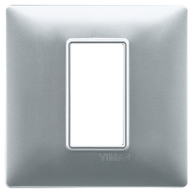 Placca 1M argento opaco