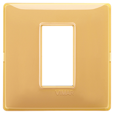 Placca 1M reflex ambra