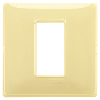 Placca 1M reflex cedro