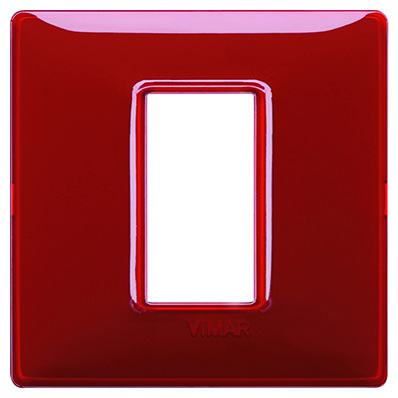 Placca 1M reflex rubino