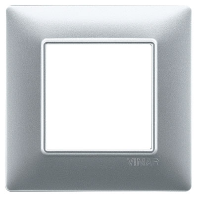 Placca 2M argento opaco