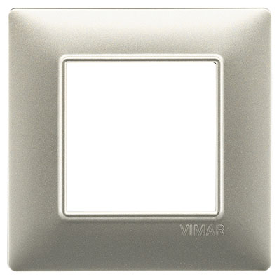 Placca 2M nichel opaco
