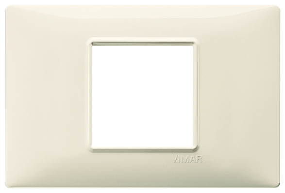 Placca 2M centrali beige