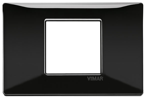 Placca 2M centrali nero