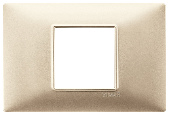 Placca 2M centrali champagne OPACO