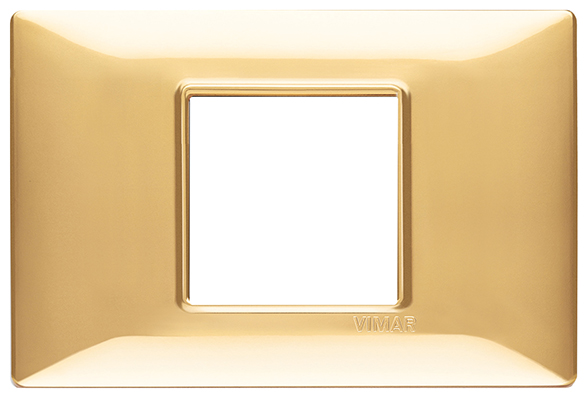 Placca 2M centrali oro lucido