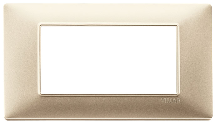 Placca 4M champagne opaco
