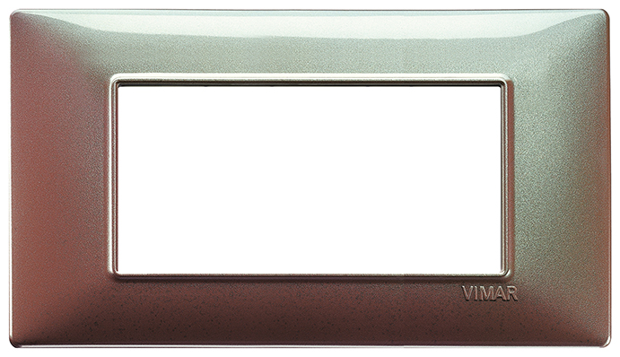 Placca 4M marrone micalizzato