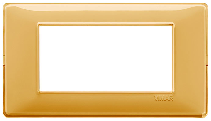 Placca 4M reflex ambra
