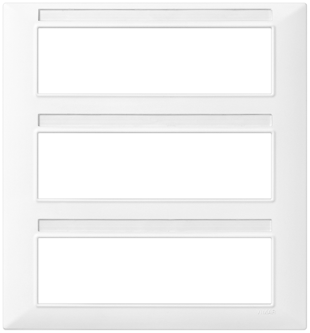 Placca 21M bianco