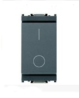 Interruttore 2P 16AX grigio