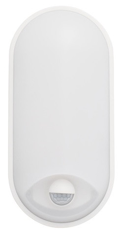 Plafoniera ovale TRI-color e MULTI POWER 18W-15W-10W con SENSORE di movimento PIR E CREPUSCOLARE INTEGRATO