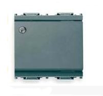 Interruttore 1P 16AX lum.so 2M grigio