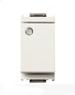 Deviatore 1P 16AX lum.so bianco