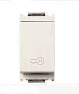 Pulsante 1P NO 10A chiave bianco