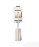 Pulsante 1P NC 10A tirante bianco