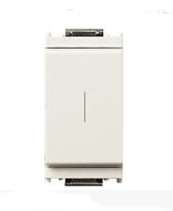 Pulsante 1P NO 16A bianco