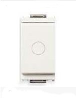 Pulsante 1P NC 16A + contatto NO GRIGIO