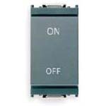 Interruttore 1P NO+NC 16AX GRIGIO