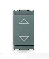 Pulsante commutatore 1P 10A GRIGIO
