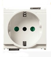 Presa 2P+T 16A P30 bianco