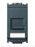 Presa RJ45 Cat5 Pouyet UTP grigio