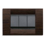 Placca classica 3M legno wengÚ