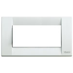 Placca classica 4M met.bianco
