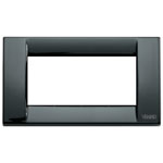 Placca classica 4M met.nero