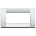 Placca classica 4M met.argento