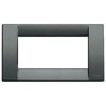Placca classica 4M met.antraci METALL.