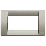 Placca classica 4M met.titanio METALL.