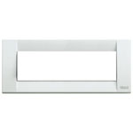 Placca classica 6M met.bianco