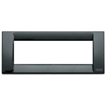 Placca classica 6M met.nero