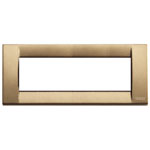 Placca classica 6M met.bronzo METALL.