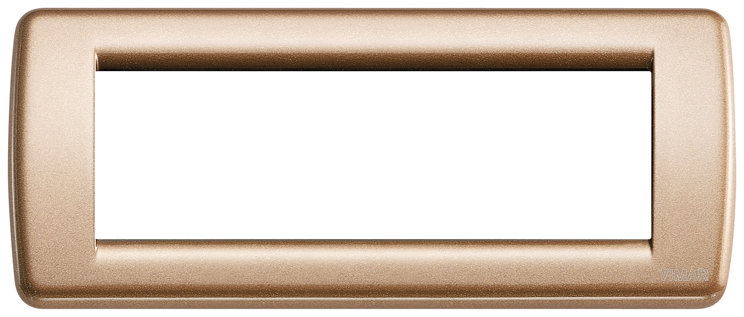 Placca rond? 6M met.bronzo metallizzato
