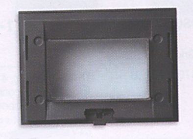 SUPPORTO 3MODULI C VITI COPERCHIO MEMBRANA IP55 GRIGIO
