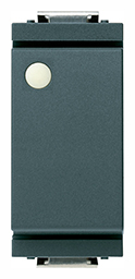 Interruttore 1P 16AX grigio V5