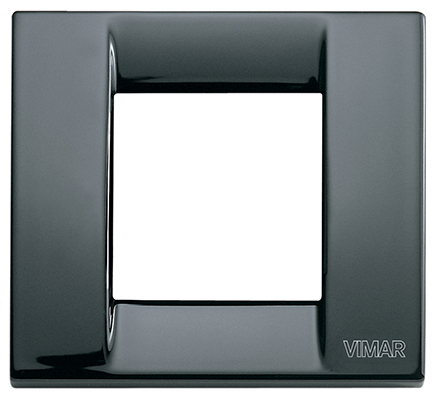 Placca classica 1-2M met.nero V5