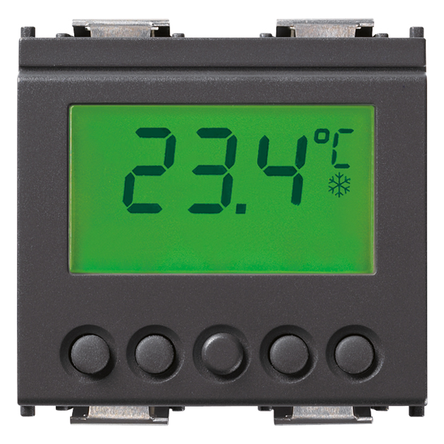 Termostato con display grigio