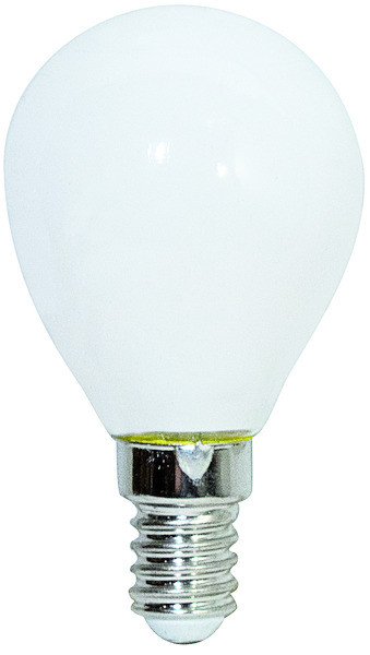 Lampada FILOLED sfera E14 4,5W opale bianco latte 6500°K