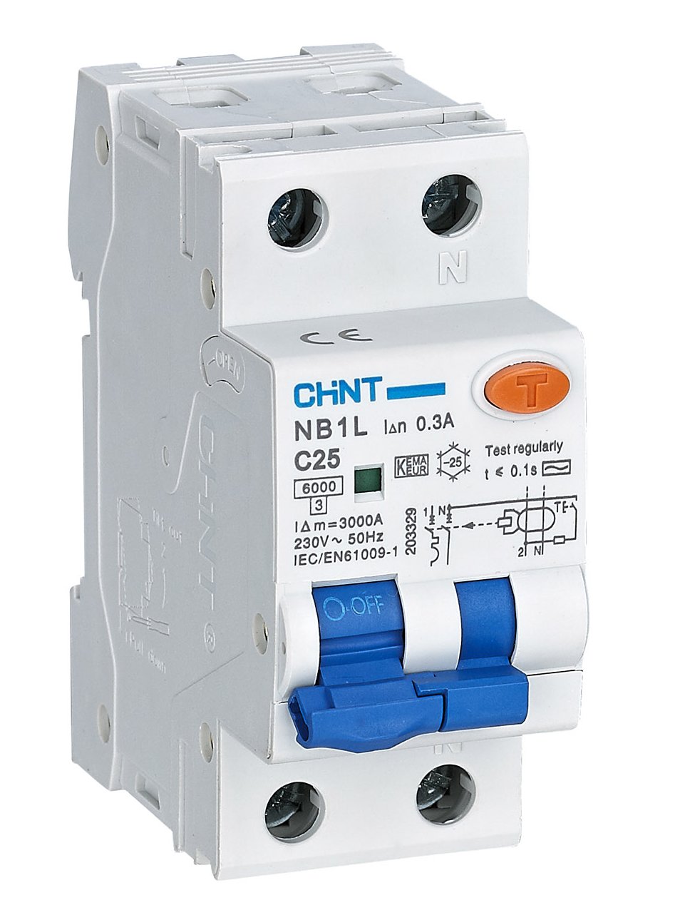 NB1L2/C25-1PN-6-AC30 -INT MTD 1P+N 25A 30MA