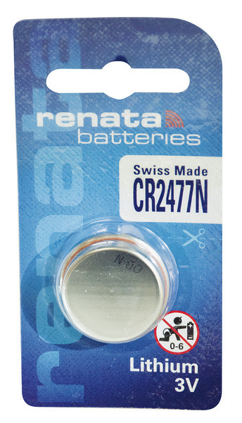 Batteria a pastiglia LITIO CR2477N RENATA 3V