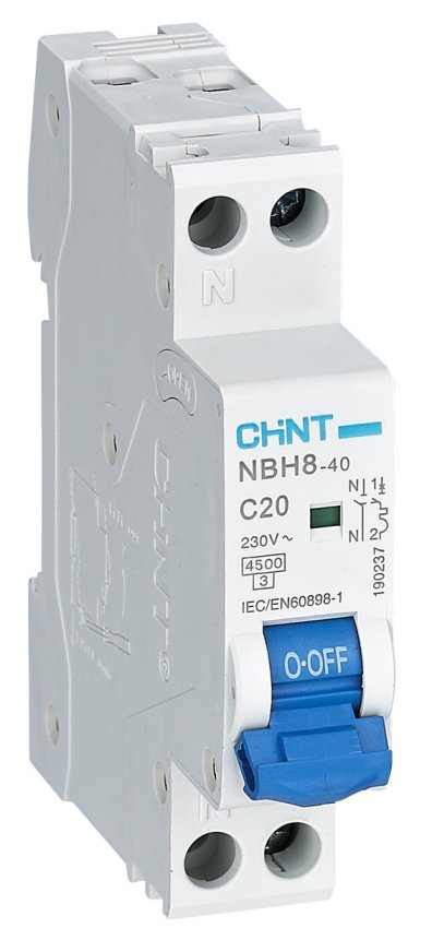 INTERR. MAGNETOTER. COMPATTO NBH8-40/C20-1PN-4,5 -1P+N 20A CURVA