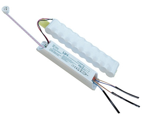 Kit Conversione in Emergenza Luci LED, In 100-277Vac - Out 220Vac, Max Carico 40W