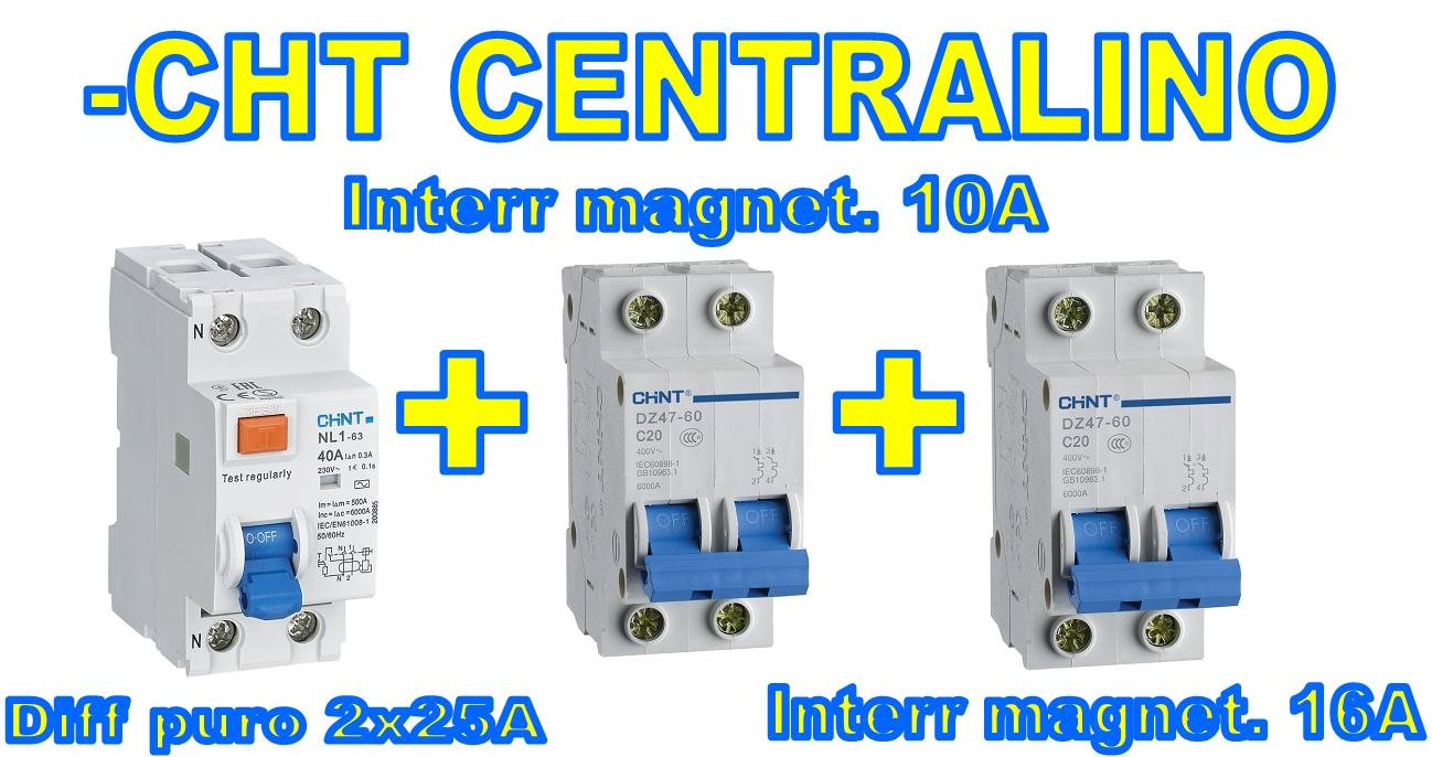 CENTRALINO CHINT COMPOSTO DA: 1 X: 200212 + 190235 + 190236