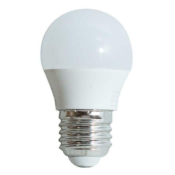 LAMP.LED MINISFERA E27 G45 6,5W 270° 4000K 220V 806LM RA80 45X77MM BOX