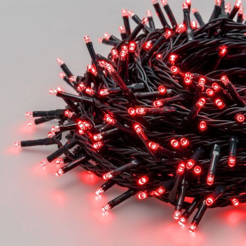 Catena lineare 180 led rosso, uso esterno King